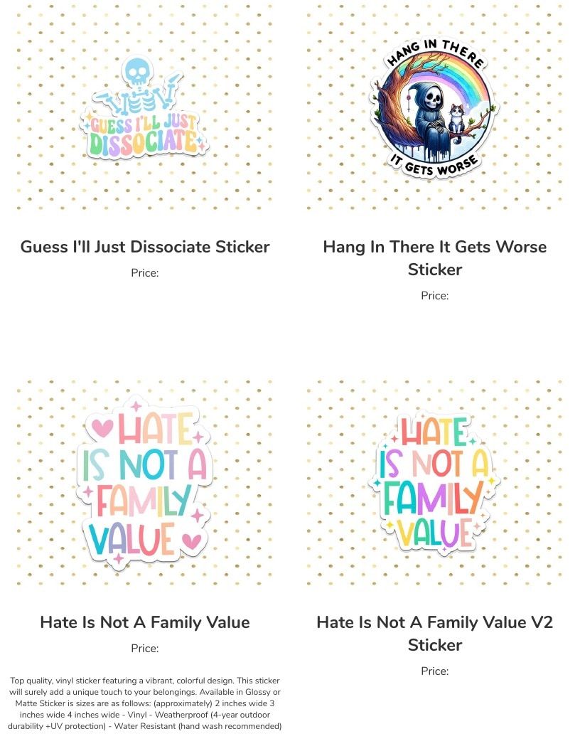 Leoness Creations Stickers and Magnets Catalog Weekly Ad January 1 - December 31, 2026