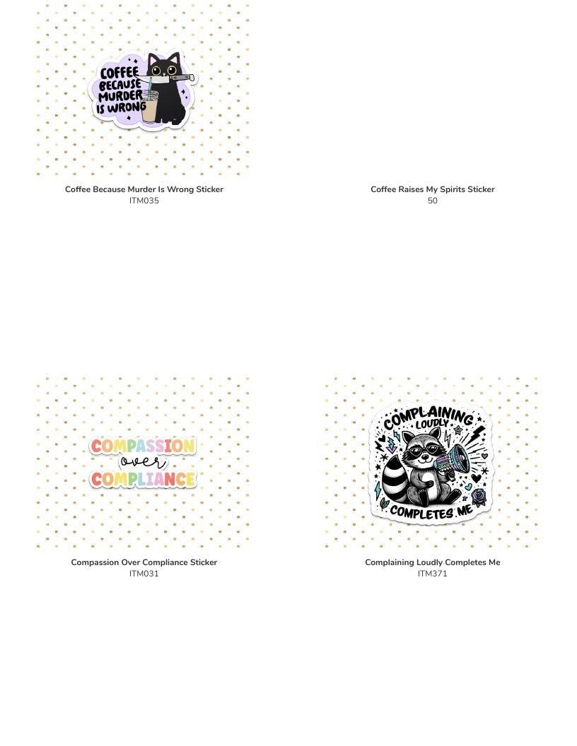 Leoness Creations Stickers and Magnets Catalog Weekly Ad January 1 - December 31, 2026