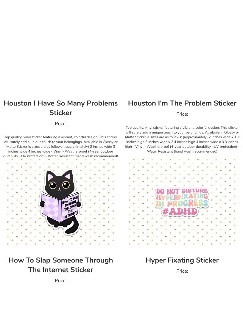 Leoness Creations Stickers and Magnets Catalog Weekly Ad January 1 - December 31, 2026