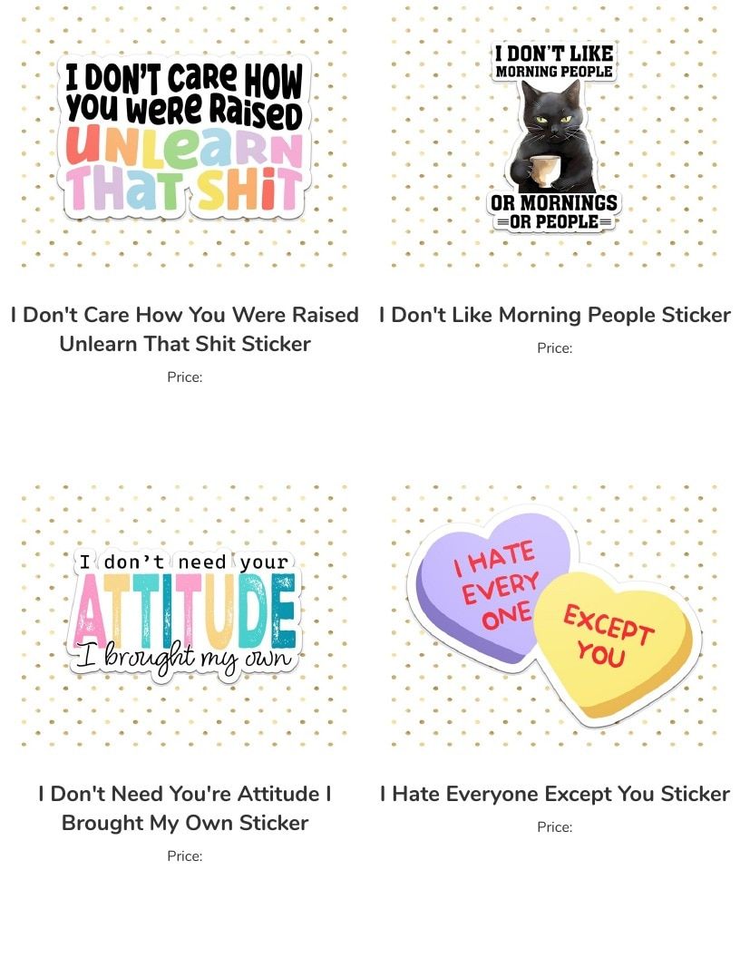 Leoness Creations Stickers and Magnets Catalog Weekly Ad January 1 - December 31, 2026