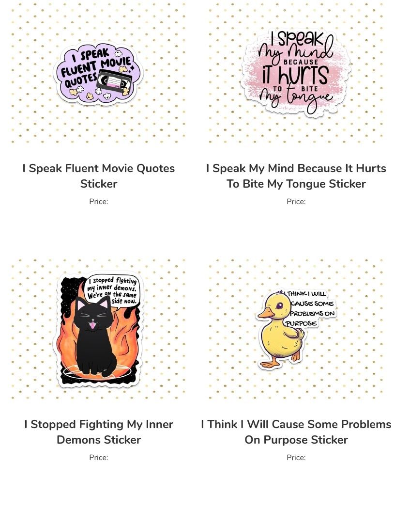 Leoness Creations Stickers and Magnets Catalog Weekly Ad January 1 - December 31, 2026
