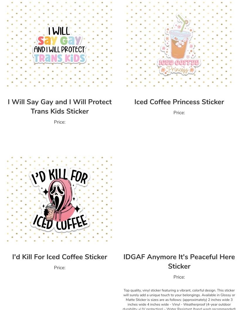 Leoness Creations Stickers and Magnets Catalog Weekly Ad January 1 - December 31, 2026