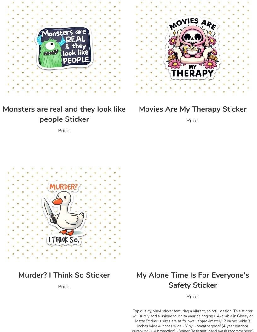 Leoness Creations Stickers and Magnets Catalog Weekly Ad January 1 - December 31, 2026