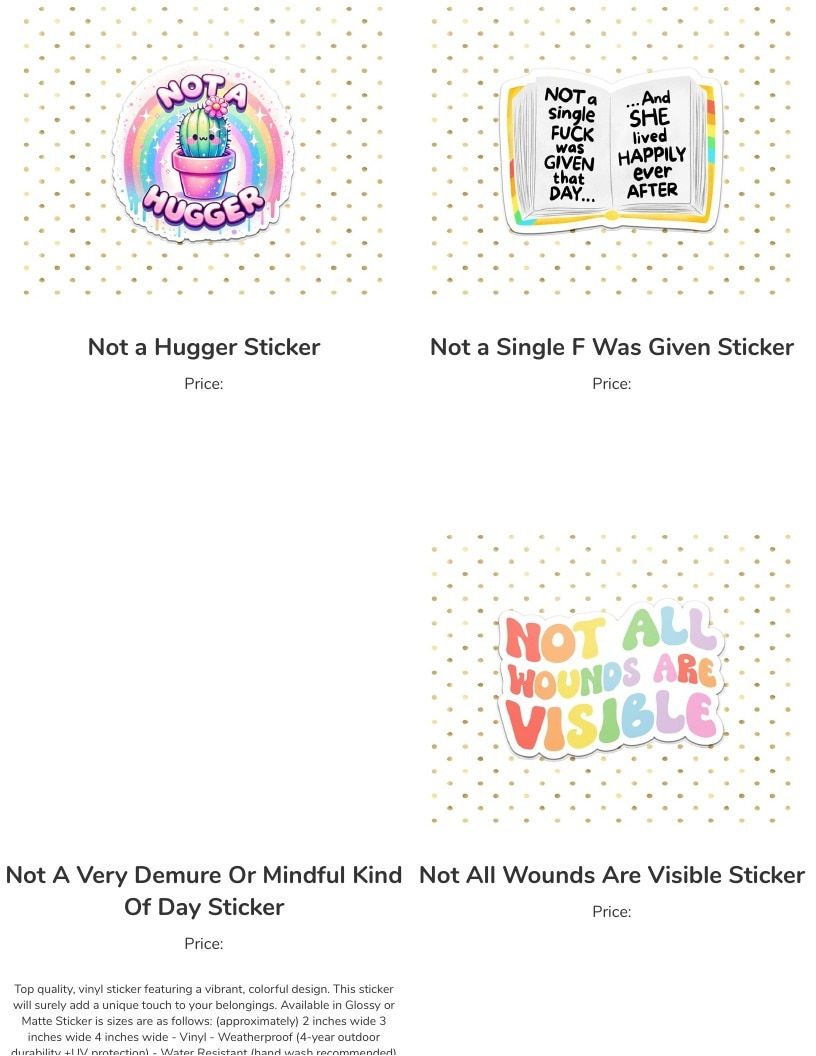 Leoness Creations Stickers and Magnets Catalog Weekly Ad January 1 - December 31, 2026