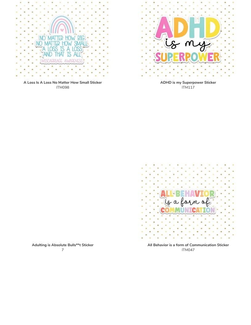 Leoness Creations Stickers and Magnets Catalog Weekly Ad January 1 - December 31, 2026