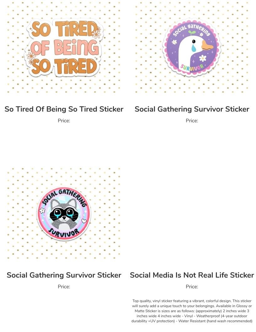 Leoness Creations Stickers and Magnets Catalog Weekly Ad January 1 - December 31, 2026