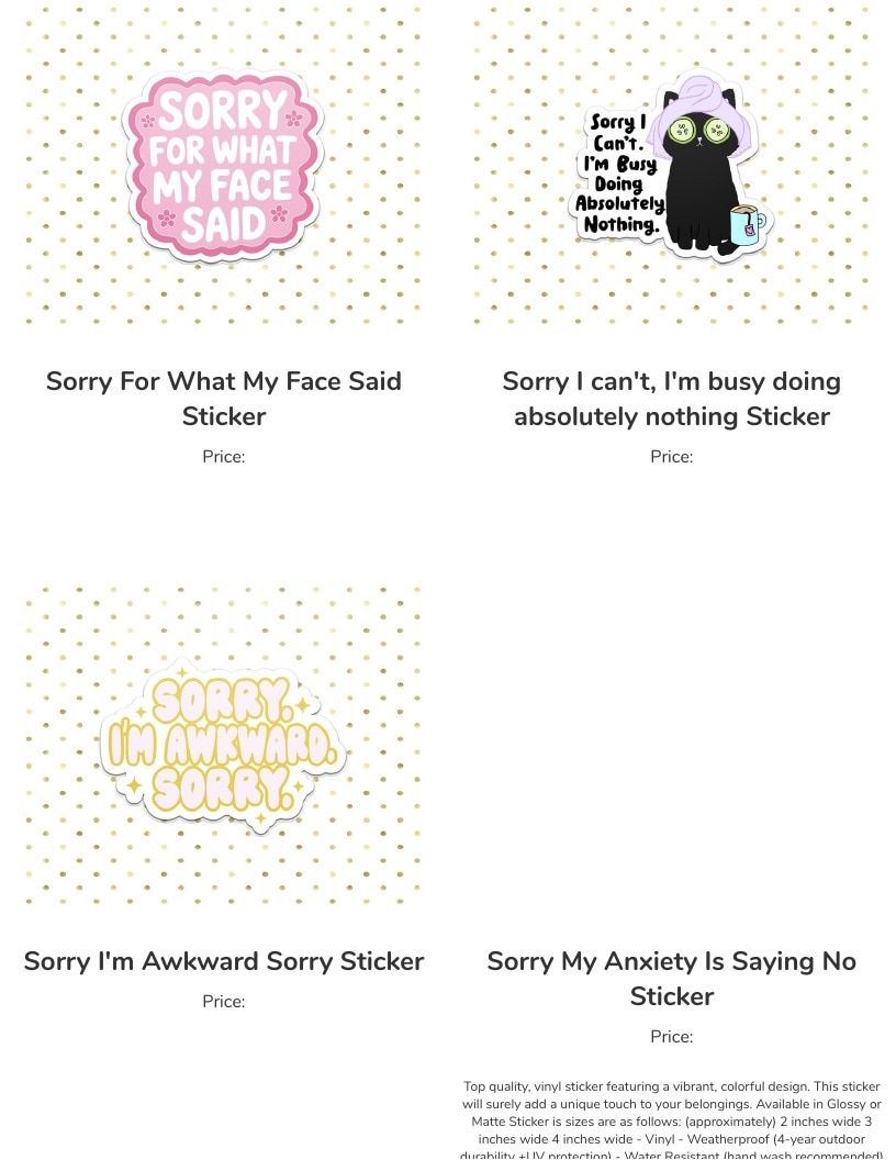 Leoness Creations Stickers and Magnets Catalog Weekly Ad January 1 - December 31, 2026