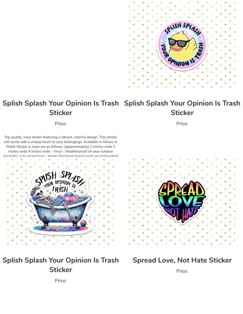 Leoness Creations Stickers and Magnets Catalog Weekly Ad January 1 - December 31, 2026