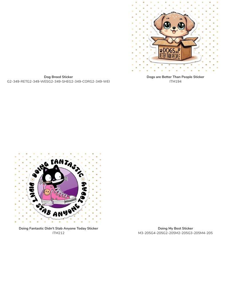 Leoness Creations Stickers and Magnets Catalog Weekly Ad January 1 - December 31, 2026
