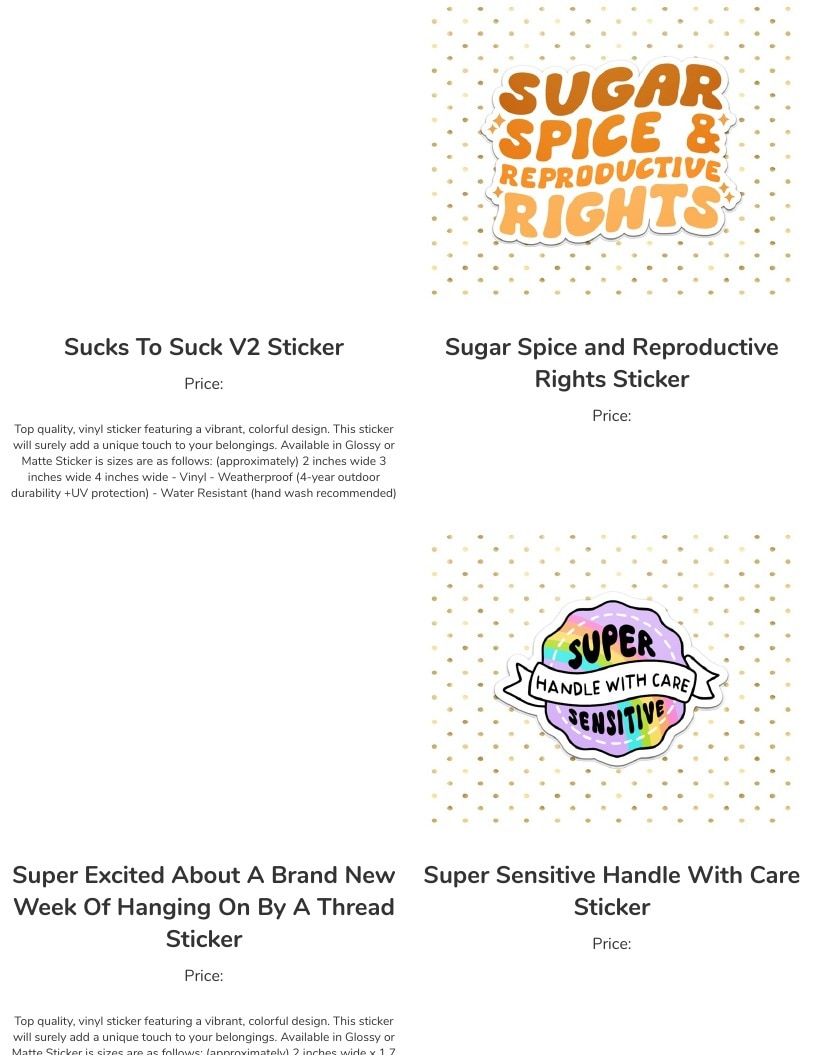 Leoness Creations Stickers and Magnets Catalog Weekly Ad January 1 - December 31, 2026