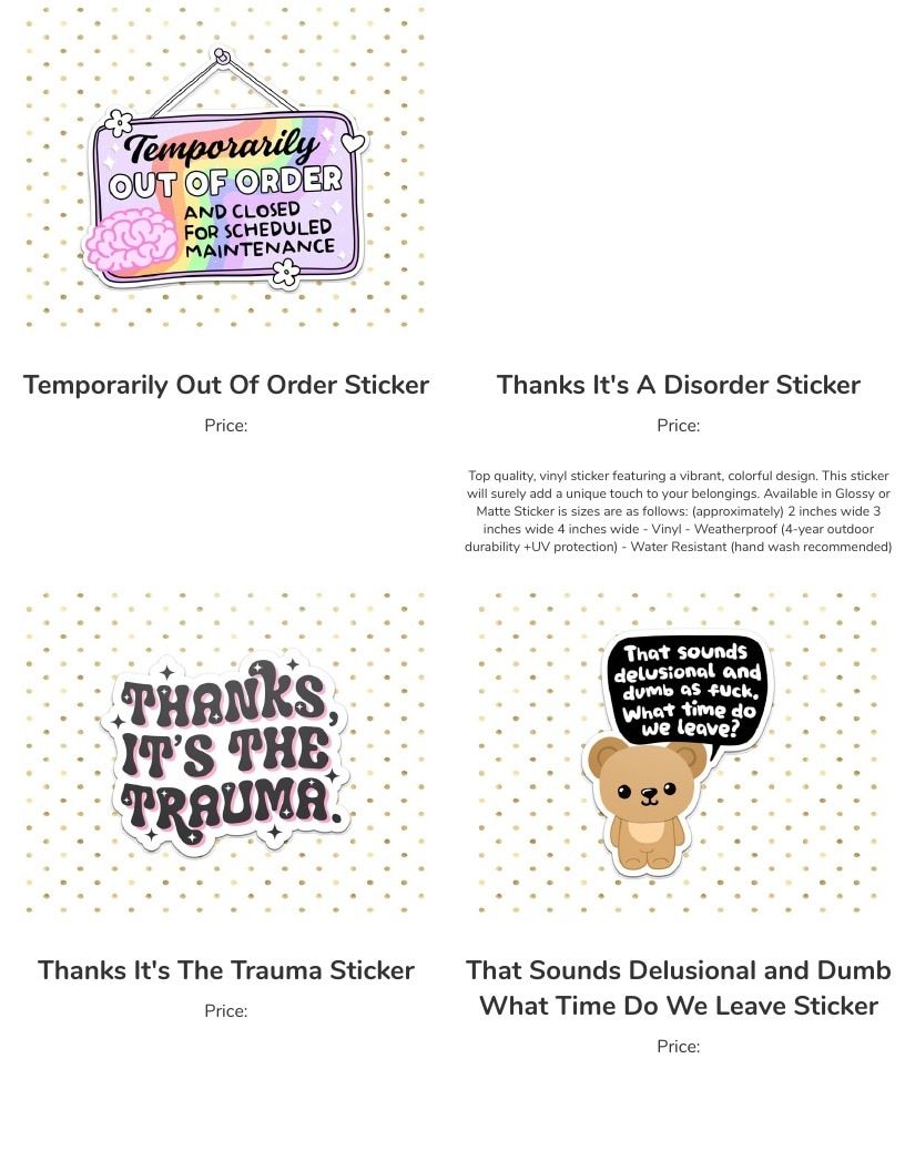 Leoness Creations Stickers and Magnets Catalog Weekly Ad January 1 - December 31, 2026