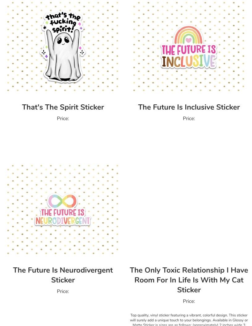 Leoness Creations Stickers and Magnets Catalog Weekly Ad January 1 - December 31, 2026
