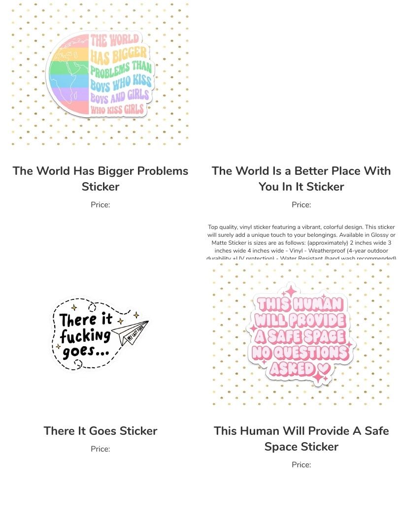 Leoness Creations Stickers and Magnets Catalog Weekly Ad January 1 - December 31, 2026