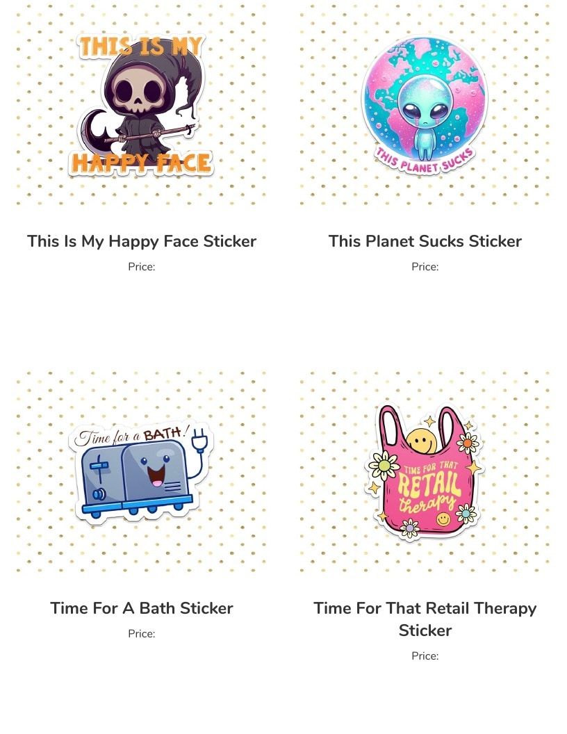 Leoness Creations Stickers and Magnets Catalog Weekly Ad January 1 - December 31, 2026