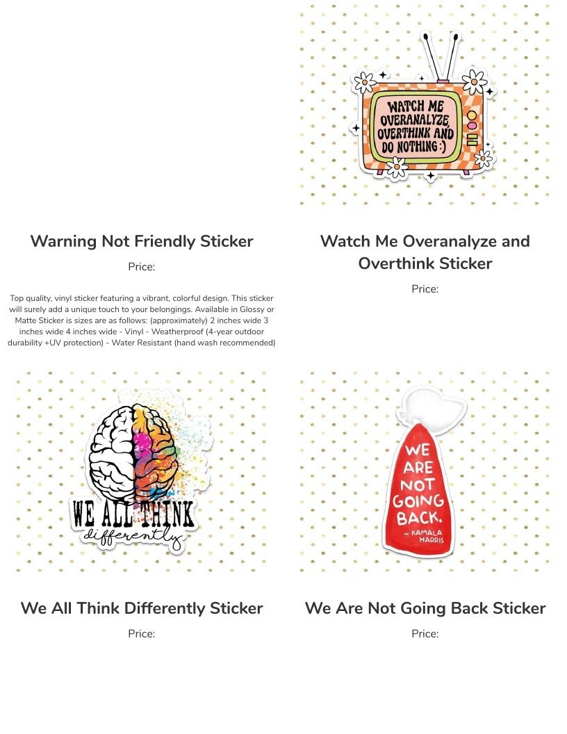 Leoness Creations Stickers and Magnets Catalog Weekly Ad January 1 - December 31, 2026
