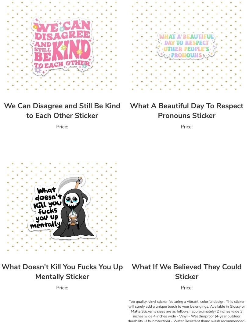 Leoness Creations Stickers and Magnets Catalog Weekly Ad January 1 - December 31, 2026