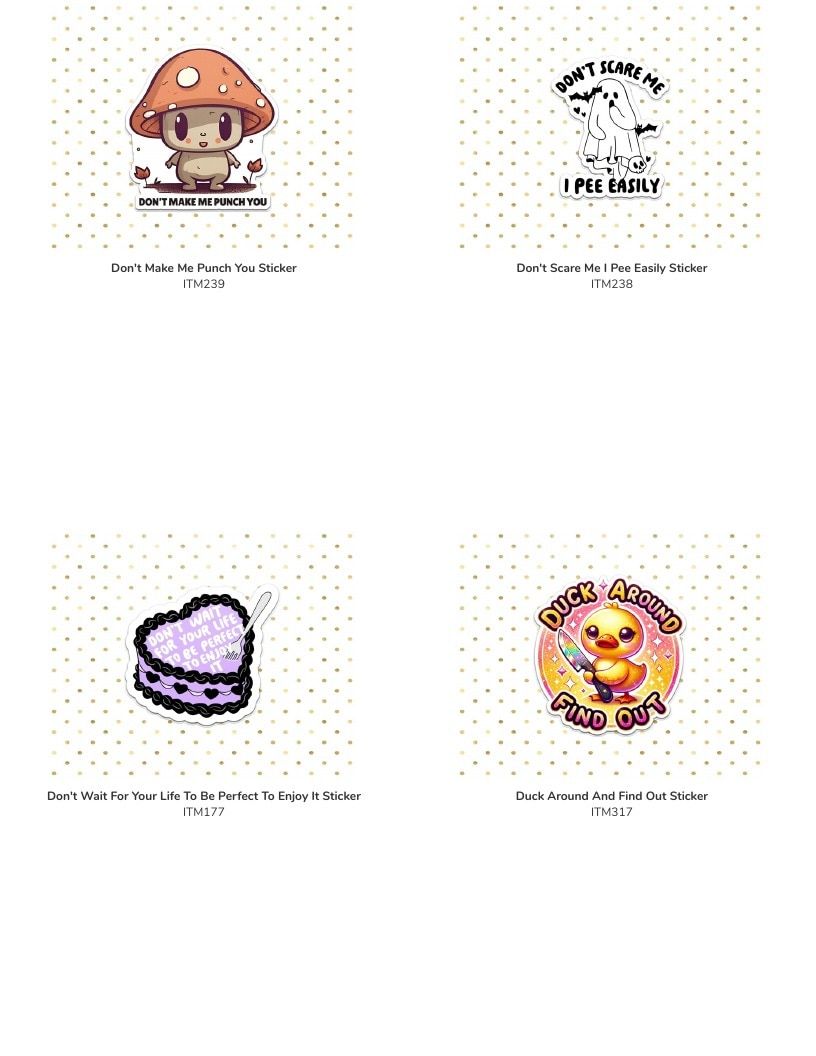 Leoness Creations Stickers and Magnets Catalog Weekly Ad January 1 - December 31, 2026