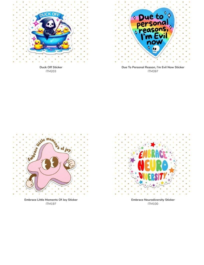 Leoness Creations Stickers and Magnets Catalog Weekly Ad January 1 - December 31, 2026