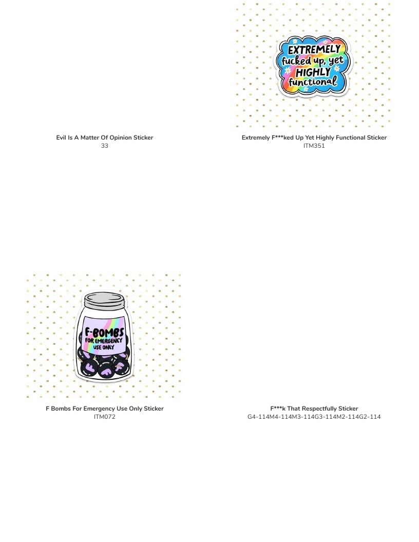 Leoness Creations Stickers and Magnets Catalog Weekly Ad January 1 - December 31, 2026