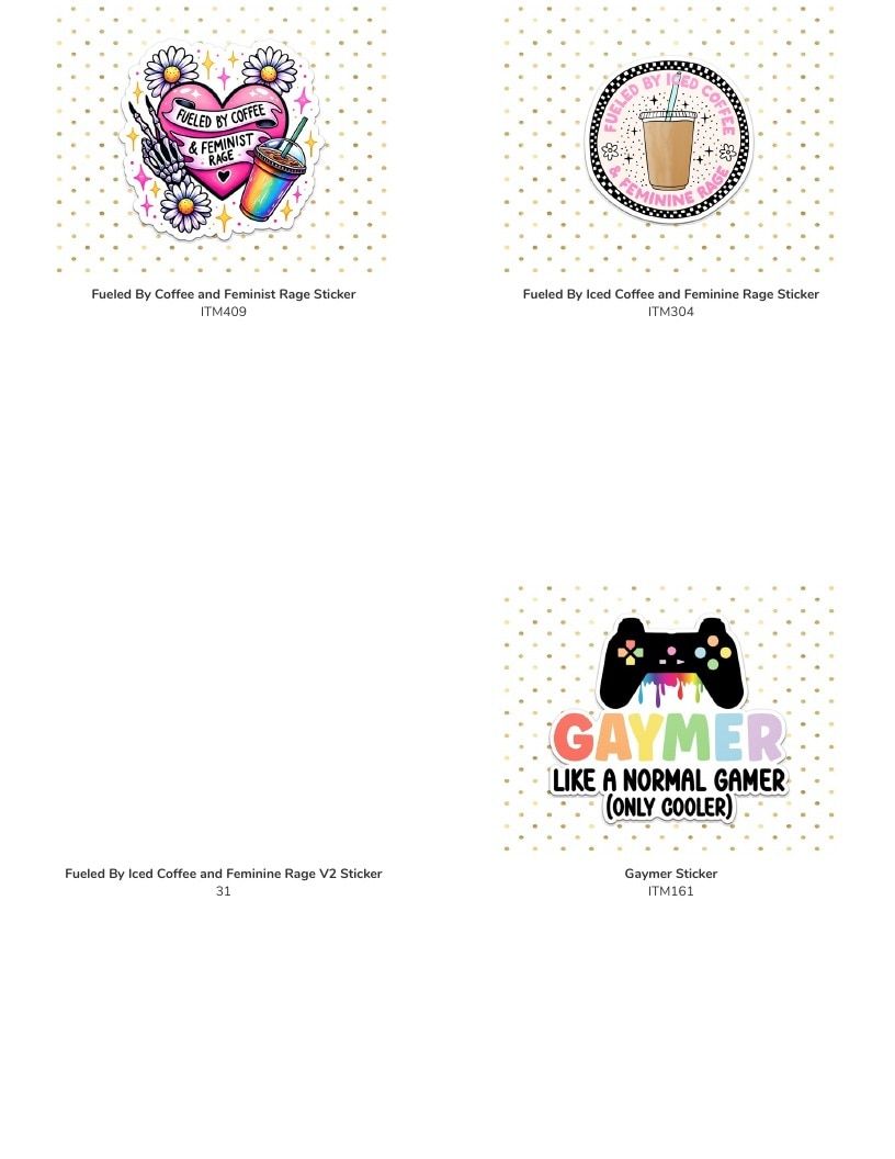 Leoness Creations Stickers and Magnets Catalog Weekly Ad January 1 - December 31, 2026