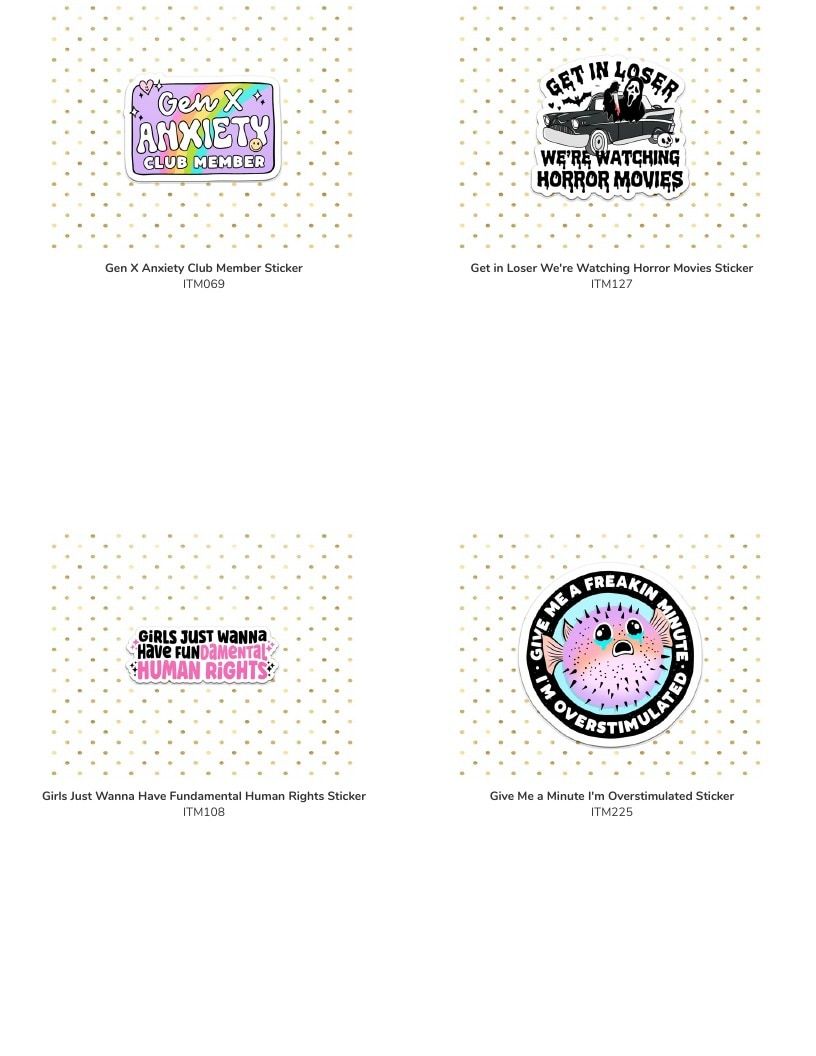 Leoness Creations Stickers and Magnets Catalog Weekly Ad January 1 - December 31, 2026