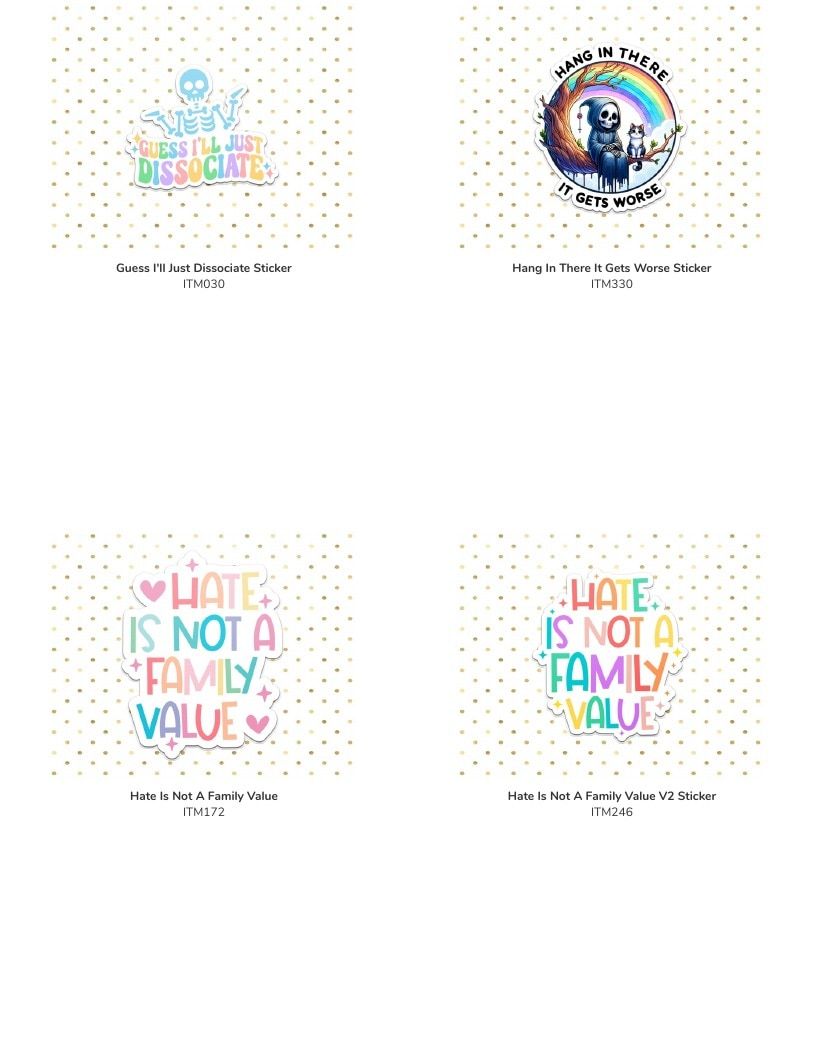 Leoness Creations Stickers and Magnets Catalog Weekly Ad January 1 - December 31, 2026