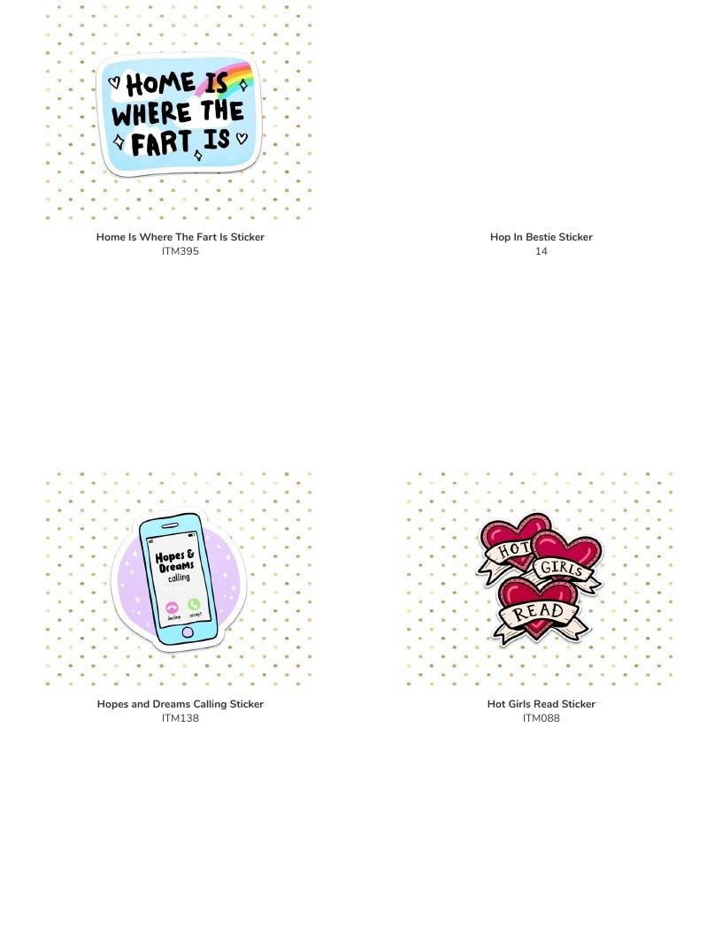 Leoness Creations Stickers and Magnets Catalog Weekly Ad January 1 - December 31, 2026