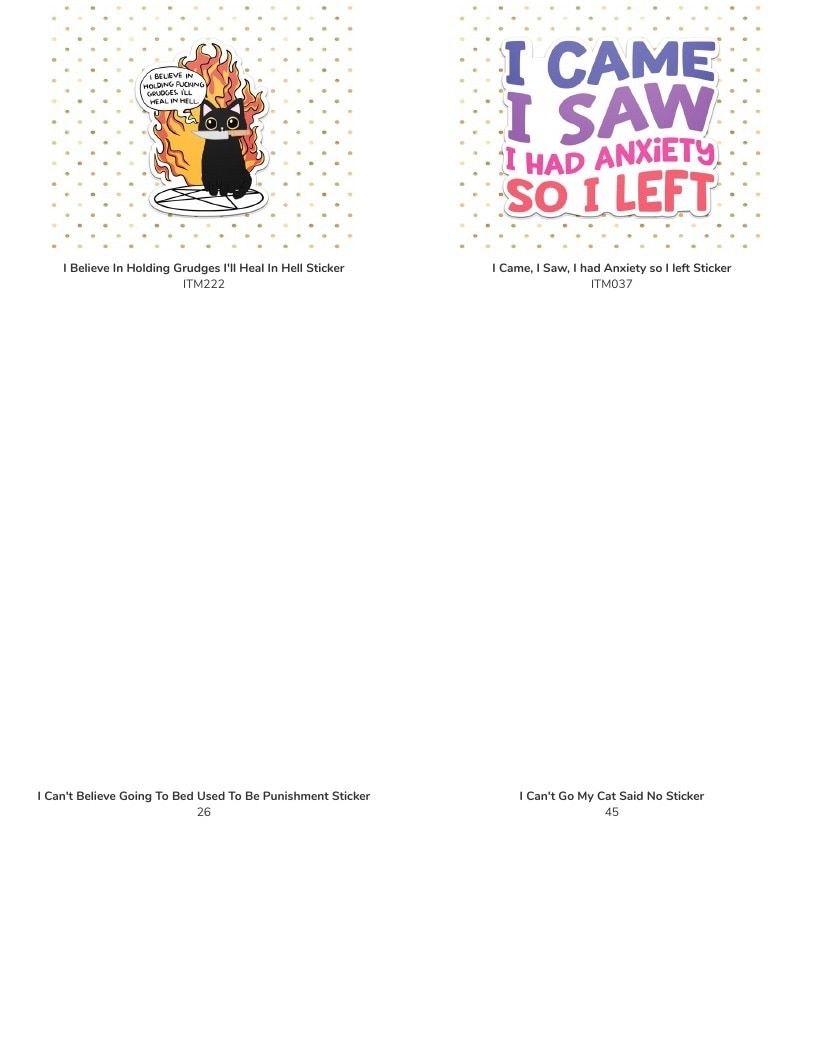 Leoness Creations Stickers and Magnets Catalog Weekly Ad January 1 - December 31, 2026
