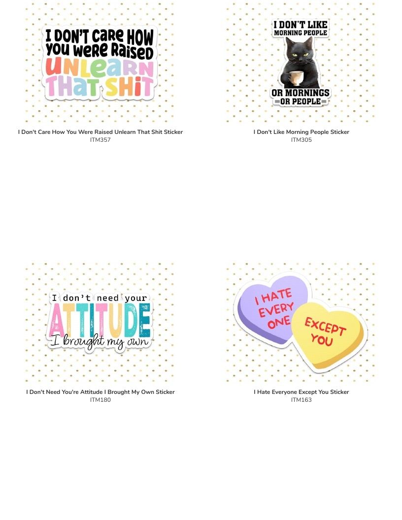 Leoness Creations Stickers and Magnets Catalog Weekly Ad January 1 - December 31, 2026