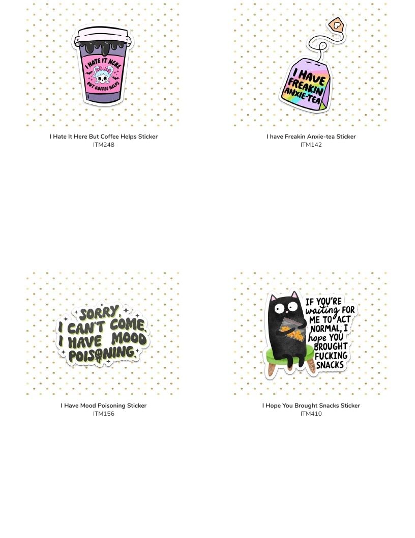 Leoness Creations Stickers and Magnets Catalog Weekly Ad January 1 - December 31, 2026