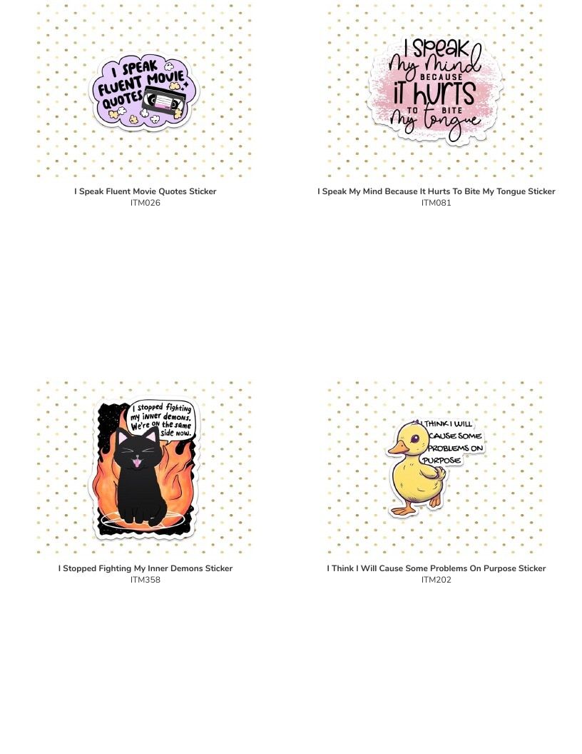 Leoness Creations Stickers and Magnets Catalog Weekly Ad January 1 - December 31, 2026