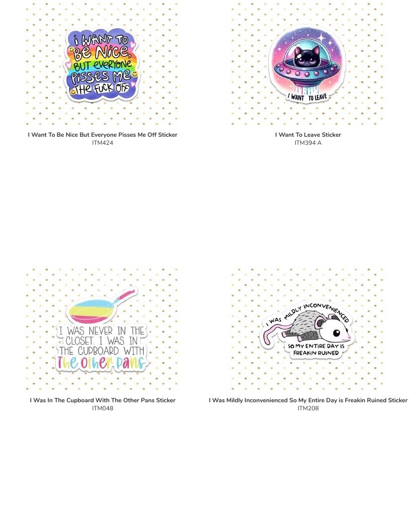 Leoness Creations Stickers and Magnets Catalog Weekly Ad January 1 - December 31, 2026