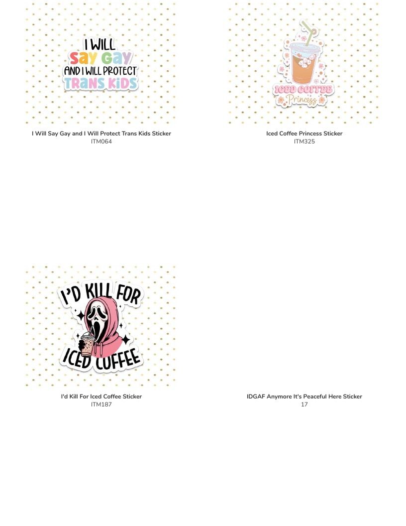 Leoness Creations Stickers and Magnets Catalog Weekly Ad January 1 - December 31, 2026
