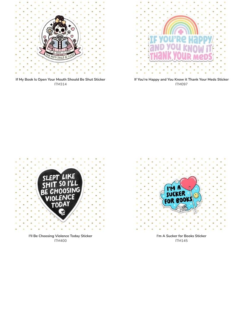 Leoness Creations Stickers and Magnets Catalog Weekly Ad January 1 - December 31, 2026
