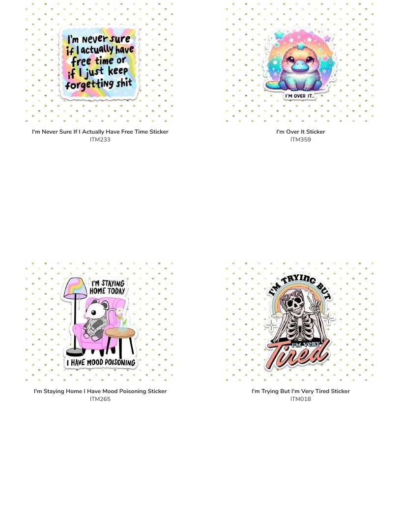 Leoness Creations Stickers and Magnets Catalog Weekly Ad January 1 - December 31, 2026