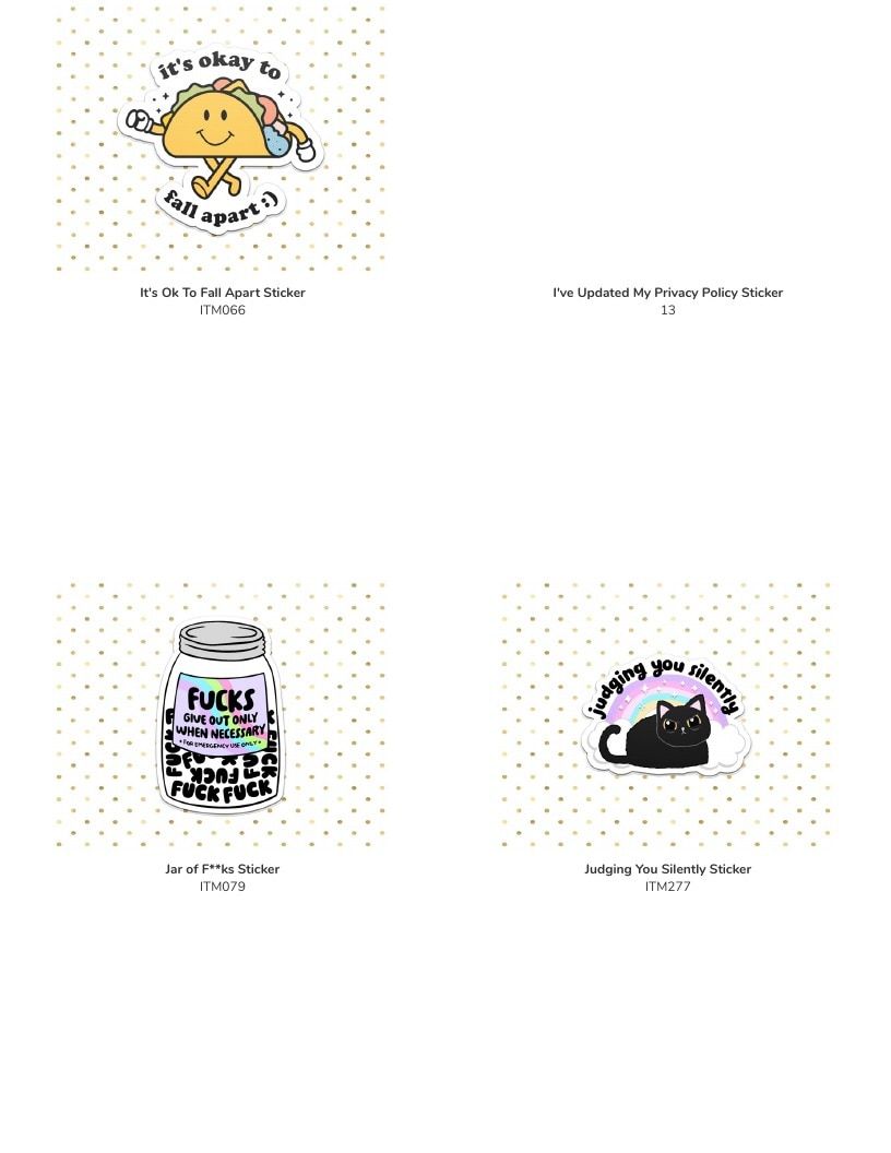 Leoness Creations Stickers and Magnets Catalog Weekly Ad January 1 - December 31, 2026