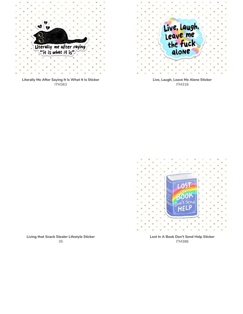 Leoness Creations Stickers and Magnets Catalog Weekly Ad January 1 - December 31, 2026