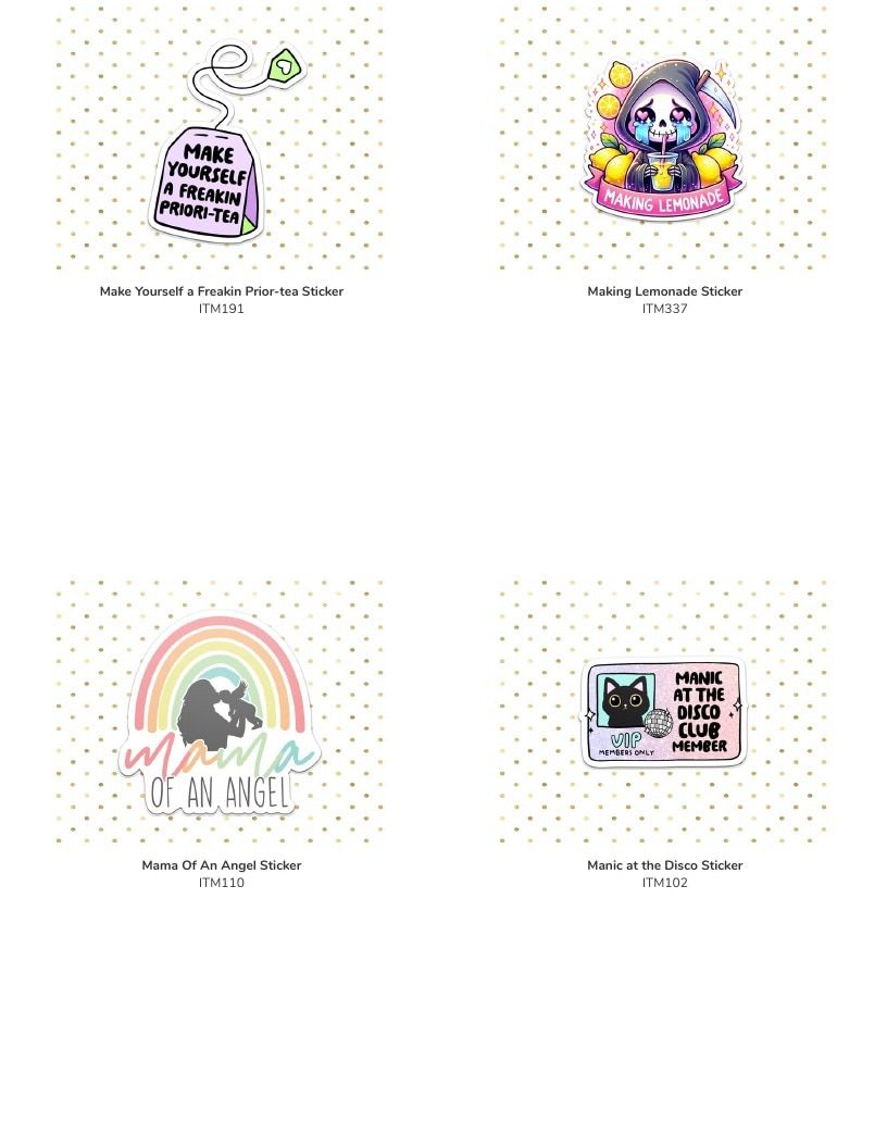 Leoness Creations Stickers and Magnets Catalog Weekly Ad January 1 - December 31, 2026
