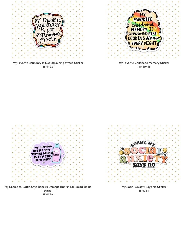 Leoness Creations Stickers and Magnets Catalog Weekly Ad January 1 - December 31, 2026