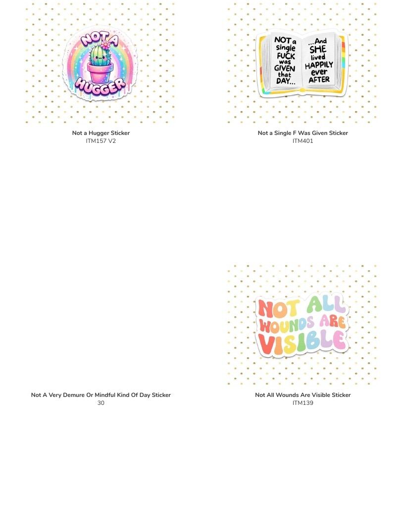 Leoness Creations Stickers and Magnets Catalog Weekly Ad January 1 - December 31, 2026