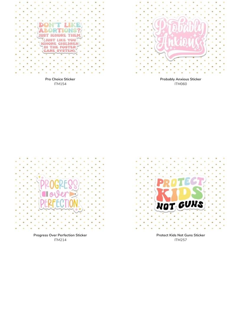 Leoness Creations Stickers and Magnets Catalog Weekly Ad January 1 - December 31, 2026