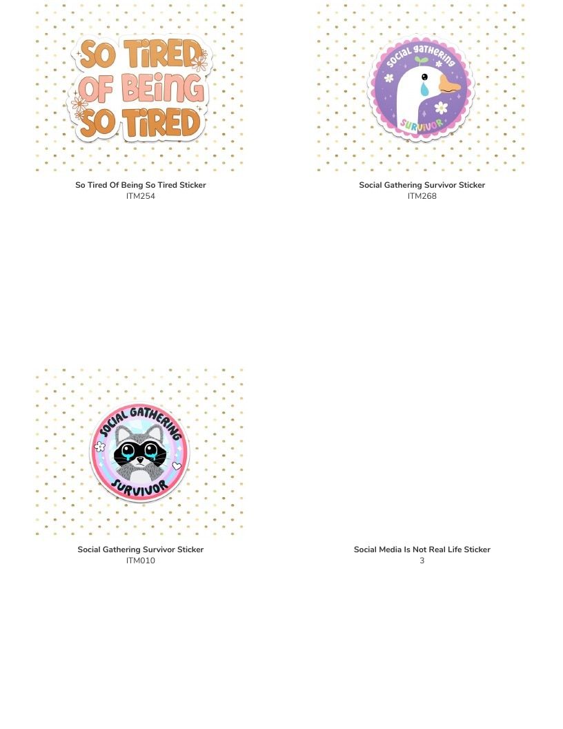 Leoness Creations Stickers and Magnets Catalog Weekly Ad January 1 - December 31, 2026