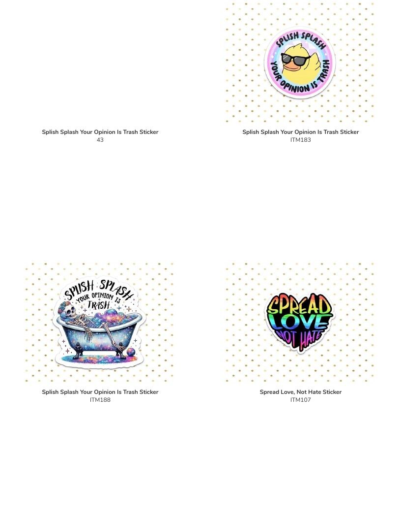 Leoness Creations Stickers and Magnets Catalog Weekly Ad January 1 - December 31, 2026