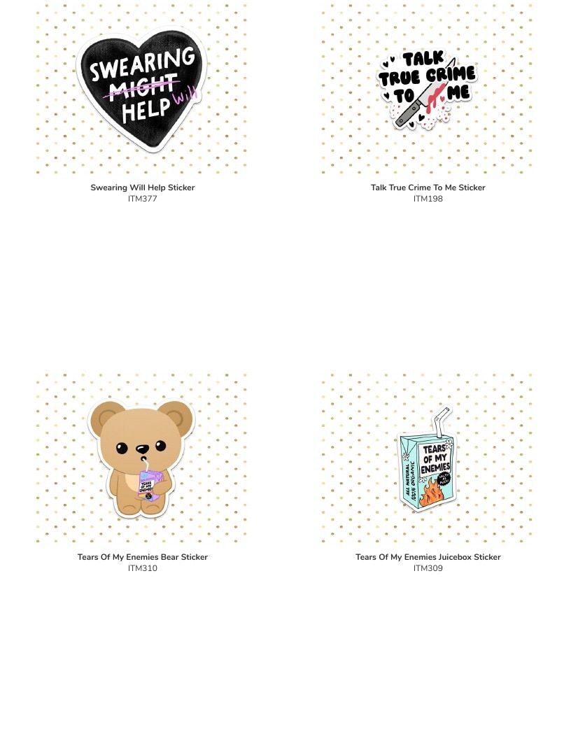 Leoness Creations Stickers and Magnets Catalog Weekly Ad January 1 - December 31, 2026