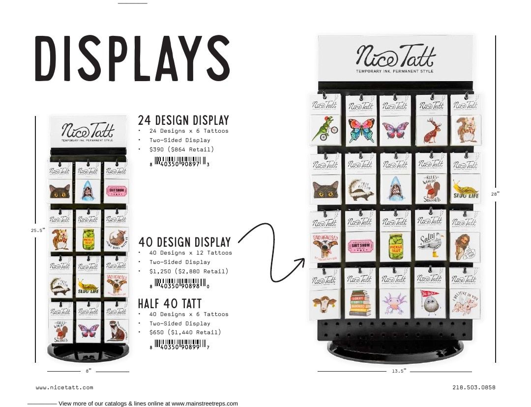 Nice Tatt Temporary Tattoos Catalog Weekly Ad January 1 - December 31, 2026
