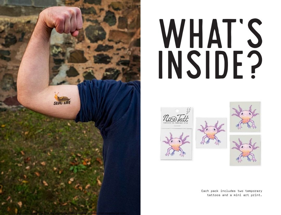Nice Tatt Temporary Tattoos Catalog Weekly Ad January 1 - December 31, 2026