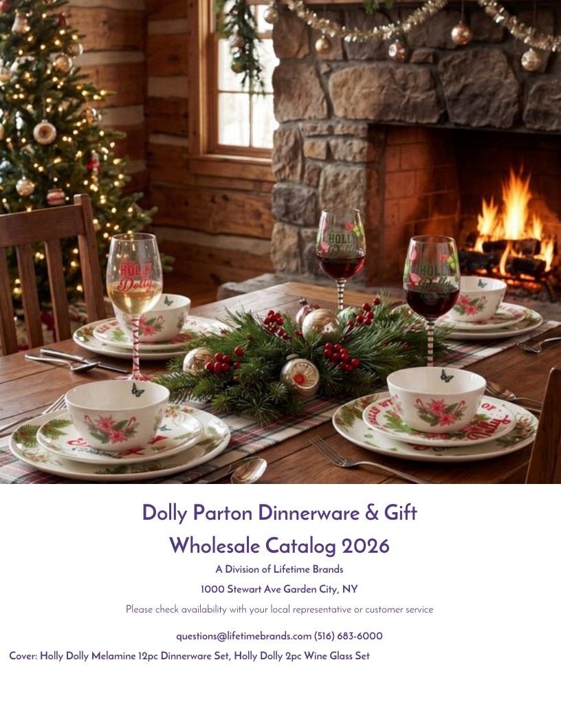 Lifetime Brands Dolly Parton Dinnerware and Gift Catalog Weekly Ad January 1 - December 31, 2026