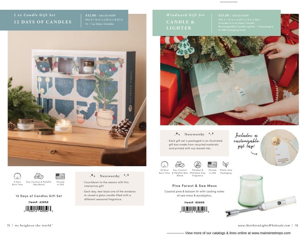 Northern Lights Candles Seasonal Candles Catalog Weekly Ad January 1 - December 31, 2026