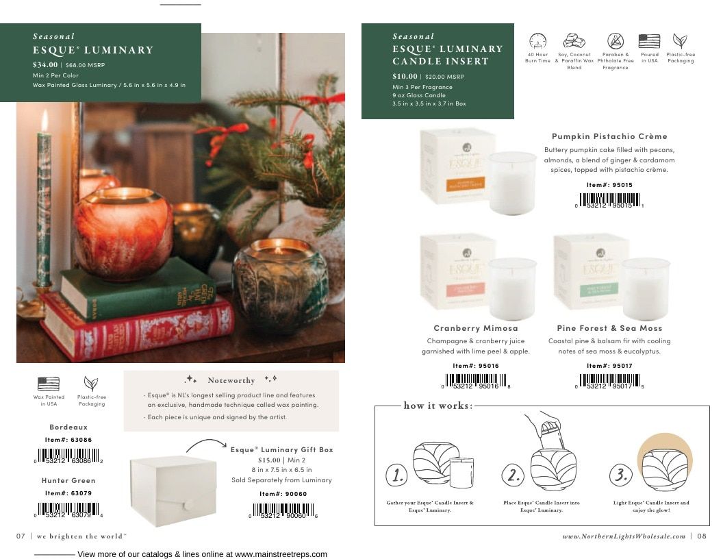 Northern Lights Candles Seasonal Candles Catalog Weekly Ad January 1 - December 31, 2026