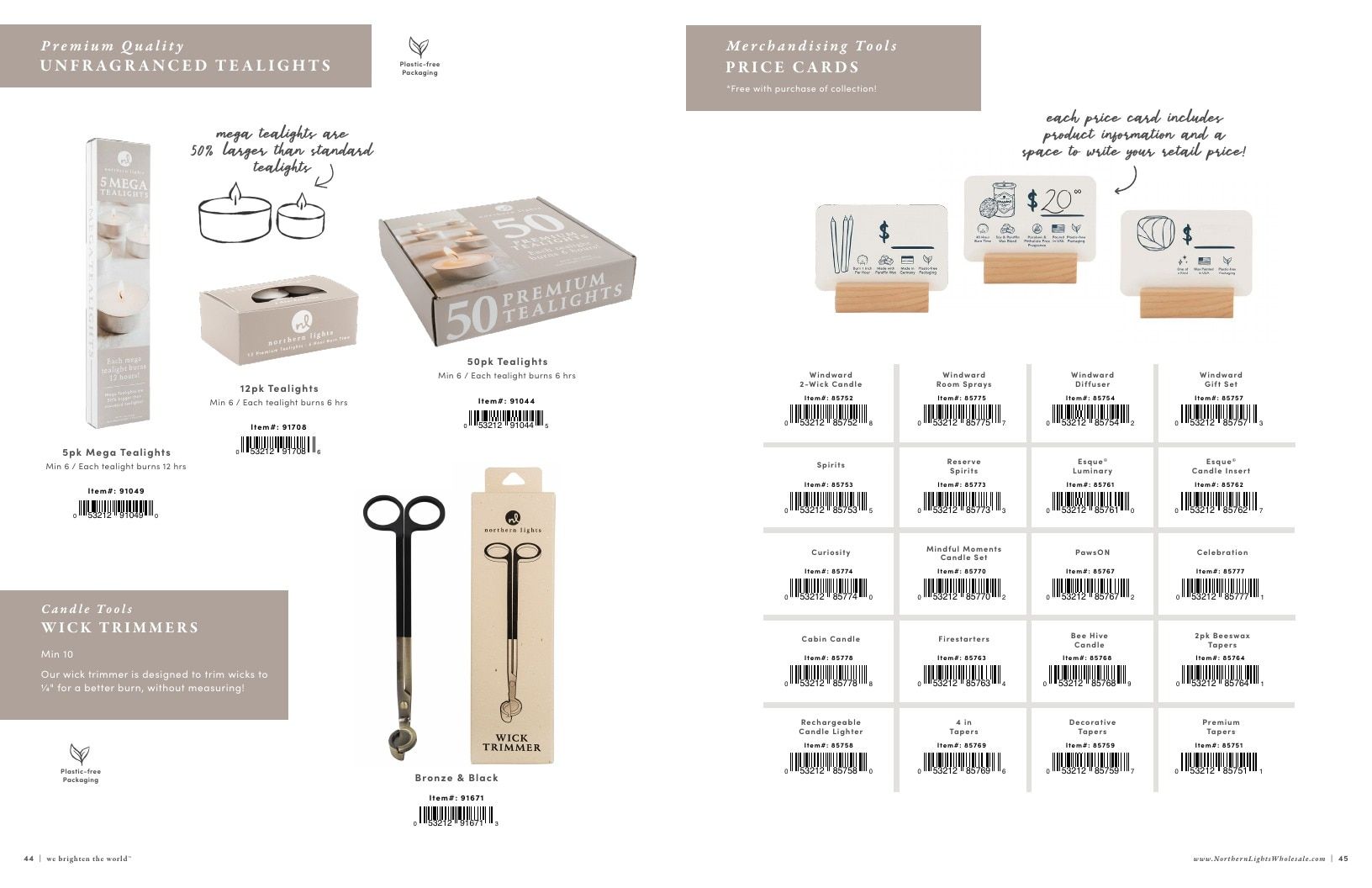 Northern Lights Wholesale Candles Catalog Weekly Ad January 1 - December 31, 2026